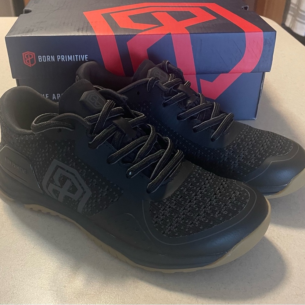 Born Primitive Savage 1 Black Athletic Shoes (Crosstrainers)
